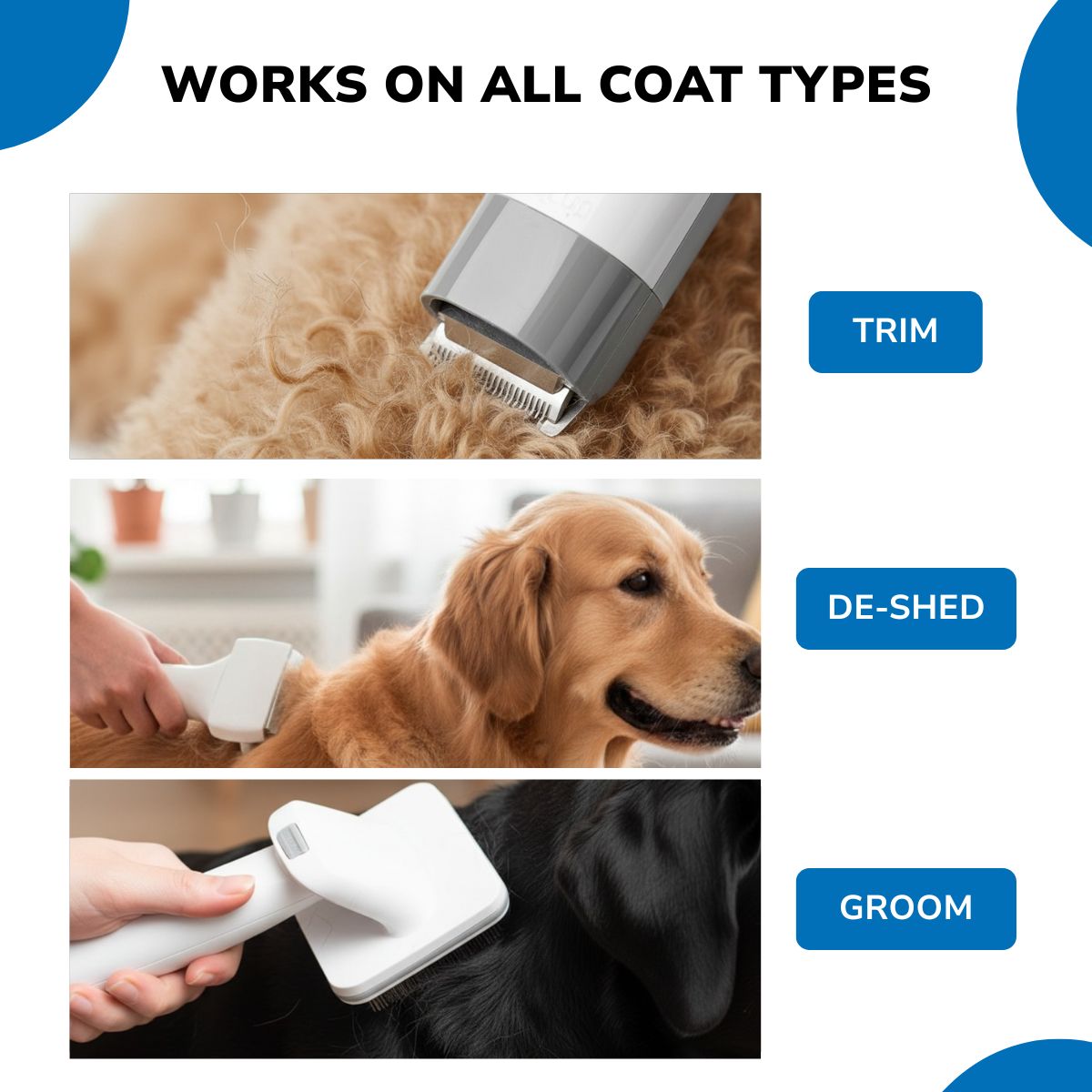PureFur Pro - Professional Pet Grooming Vacuum Kit