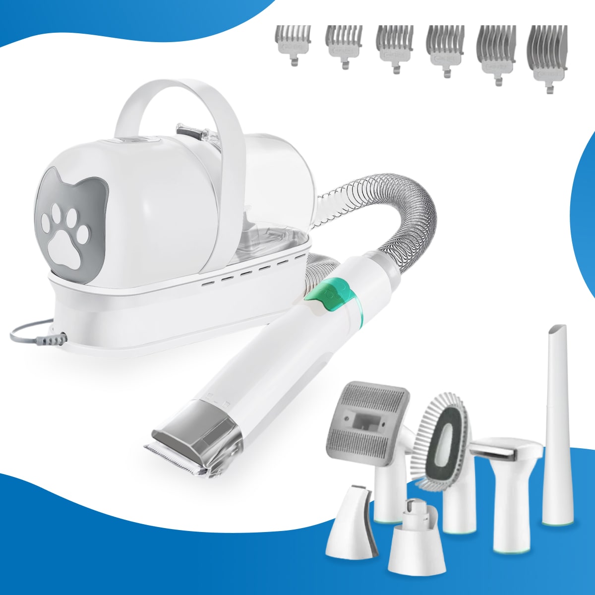PureFur Pro - Professional Pet Grooming Vacuum Kit